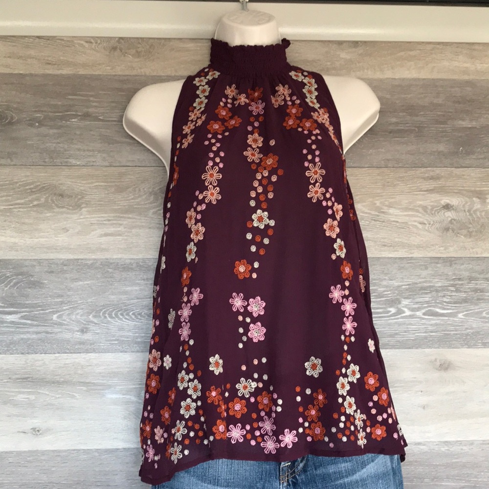 Floreat Embroidered Top from Anthropologie